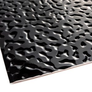 JP Decor Waved Wall Panel - Piano black wave