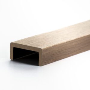 JP DECOR "U" END CAP PROFILE, GOLD