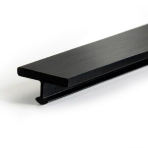 JP DECOR "T" CONNECTOR PROFILE, BLACK